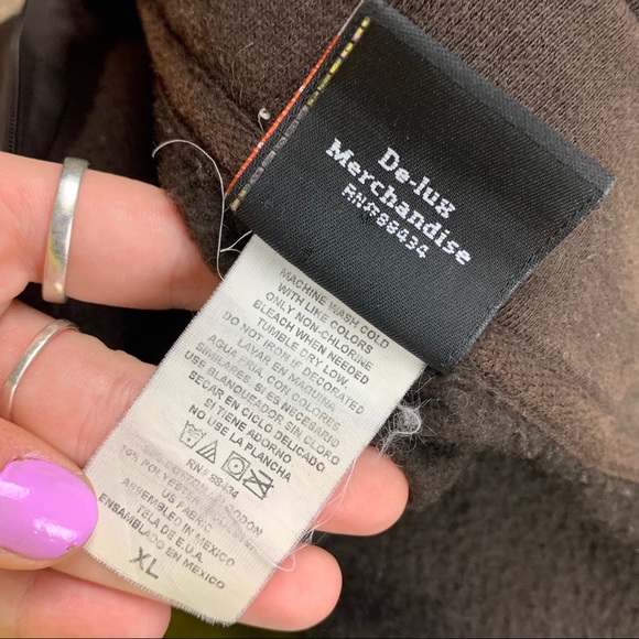 Harley Davidson brown zip up jacket - Picture 4 of 5